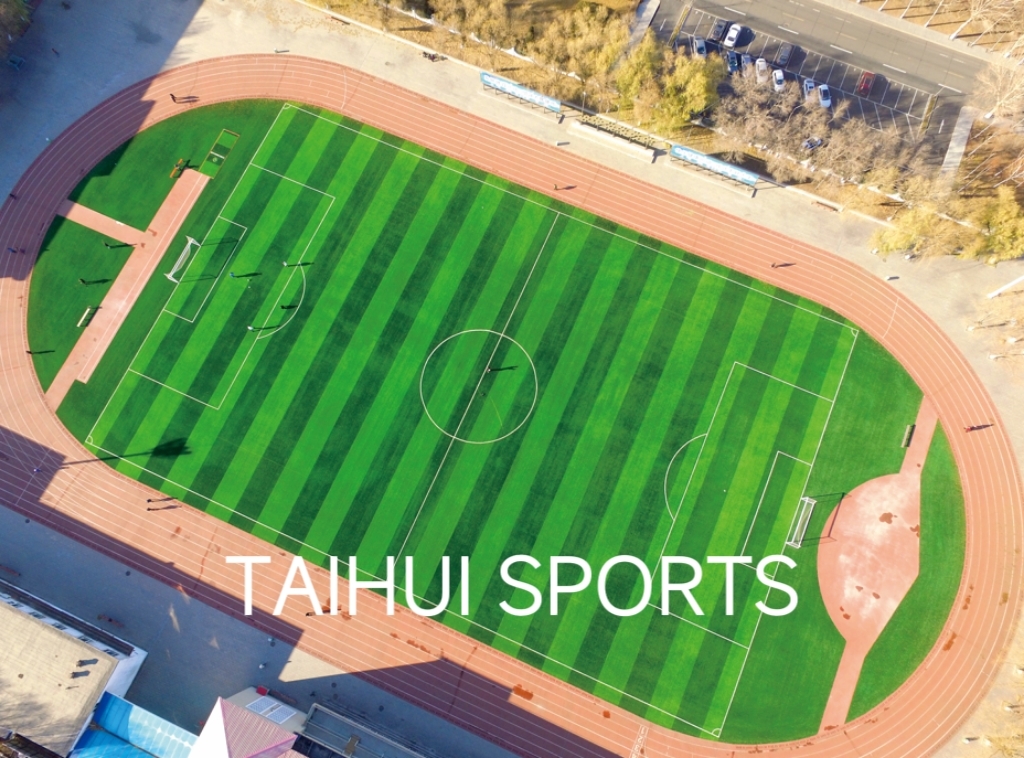 50mm Pile Height Synthetic PE Material Garden Decoration Artificial Grass Carpet For Football Field