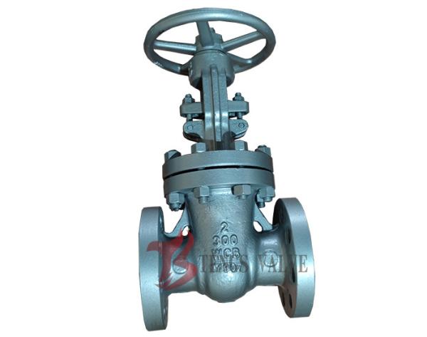 DN50 CL300 Flanged Gate Valve Carbon Steel A216 WCB Stainless Steel Trim Pn50