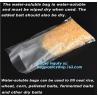 Buy cheap custom made colored soft PVA water soluble plasticfishing lure packaging, Bait Bags forFishing, dissolved in water fish from wholesalers