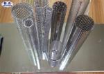 Metal Perforated Stainless Steel Pipe For Liquids / Solids / Air Filtration