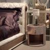 Buy cheap Leather 0.55m Contemporary Bedside Cabinets 500mm Fancy Bedside Table from wholesalers