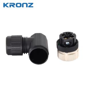 Buy cheap M12 4-Pin Field-Wireable Connector IP67 Screw Connection from wholesalers