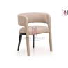 Buy cheap Open Back Wood Arm Chair Ash Wood Fully Upholstered Legs For Hotel Use from wholesalers