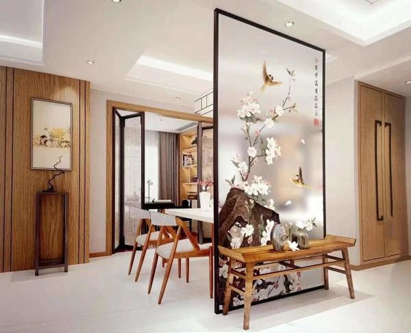 Buy cheap Screen Partition Tempered Art Glass Carving Laminated Wire Glass from wholesalers