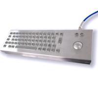 Buy cheap dustproof waterproof Industrial Desktop Keyboard IP64 Stainless Steel With product