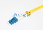 Yellow Lc Fc Patch Cord Simplex Fiber Optic Cable Single Mode For CATV networks