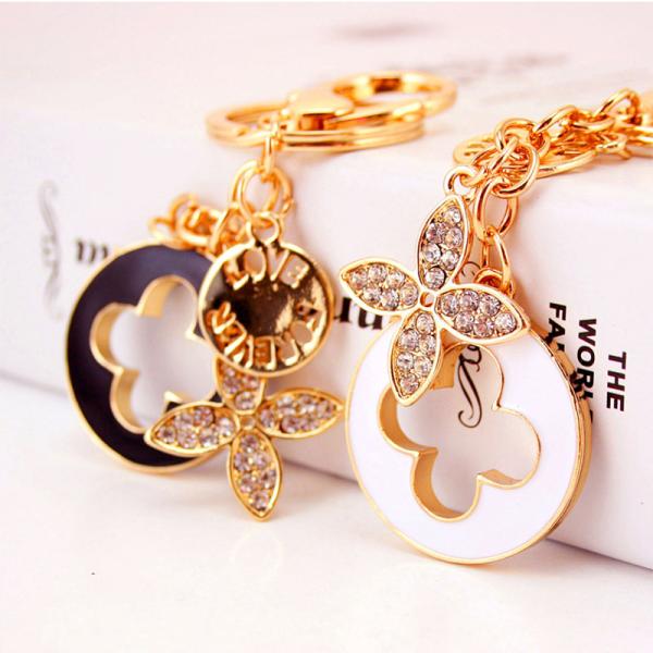 Buy cheap Diamond Designer Key Rings For Women ODM Available 16mm Thick from wholesalers