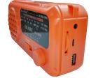 ABS Sos Alarm Emergency Solar Hand Crank Radio 2000mah Battery Capacity