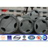 Buy cheap 46M Grade 355 132kv Transmission Monopole Electric Tower from wholesalers