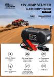 20000mAh Type C Port Car Jumper Battery Pack Power Station for All Your