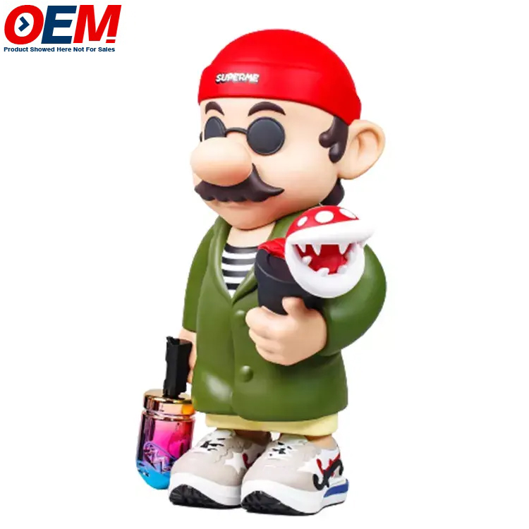 Custom 3d Plastic Cartoon Animal Anime Figures Toys OEM Design PVC Plastic Figures Toys