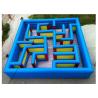 Buy cheap Giant Race Maze Sport Center Inflatable Competition Equipment Green / Blue from wholesalers