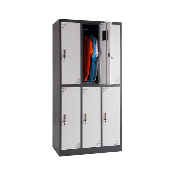 Buy cheap 6 Door Metal Lockers Fireproof Employee Lockers from wholesalers