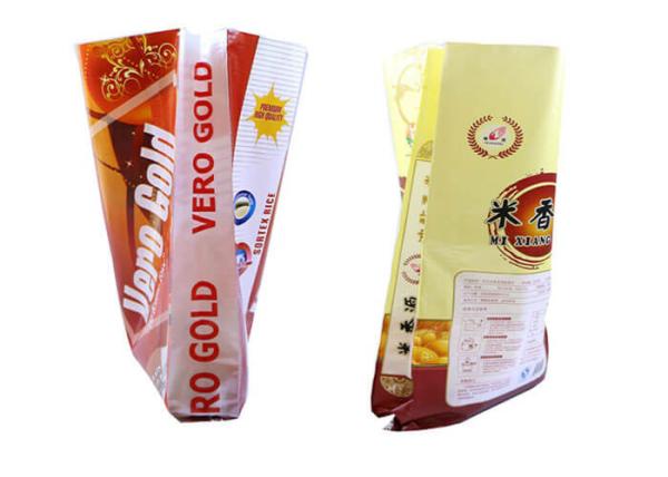 Buy cheap Moisture Proof 25 Kg Rice Bags Polyethylene Sacks Single / Double Folded from wholesalers
