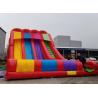 Buy cheap Large Outdoor EN14960 Carnival 3 lane Inflatable Water Slide For Kids from wholesalers