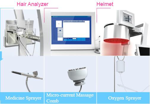 Buy cheap new Diode Low Level Laser therapy laser hair growth machine hot sale from wholesalers