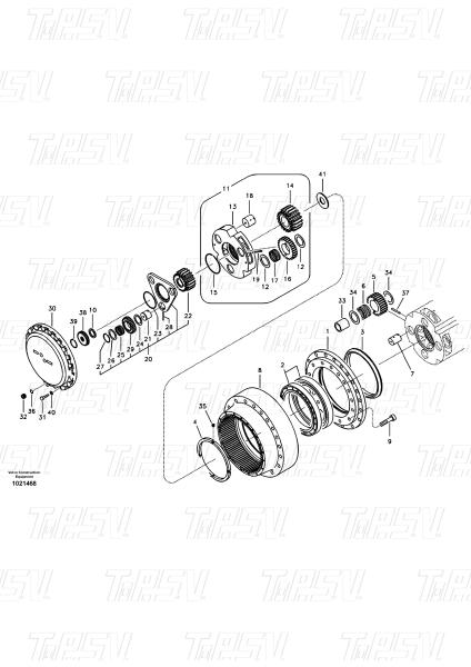 Buy cheap Black Color VOE14551150 EC290B Excavator Travel Motor Drive Catalog with Bolt-on Installation from wholesalers