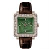 Buy cheap OEM Couple Fashional Jade Watch Genuine Leather Wrist Watch Green from wholesalers