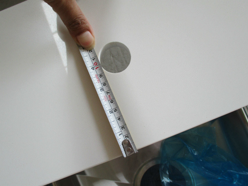 Solid Surface Quartz Stone Countertops / White Engineered Stone Worktop
