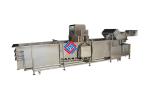 3.7KW Automatic Vegetable Washer / High Pressure Air Bubble Pepper Cleaning