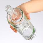 250ml 500ml 750ml 1000ml Square Dark Green Glass Olive Oil Bottle with Hot