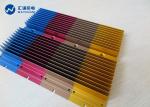 4-6M Length 500W Extruded Aluminum Heat Sink Various Color Anodized