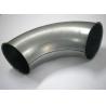 Buy cheap Silver White Dust Extraction Pipe Stainless Steel 60 Degree Elbow Welding Connection from wholesalers