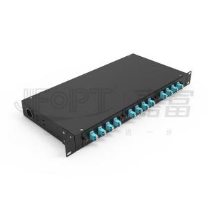 Wholesale Cold Rolled Steel Fiber Patch Panel 24 Fibers Capacity 19-Inch Rack Mount with 12/24 Slots Tray SC/LC/FC/ST Fixed ODF from china suppliers