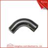 Buy cheap White Inspection Bend Conduit Junction Box 2 Way Aluminum Pipe Fittings , 20mm 25mm from wholesalers