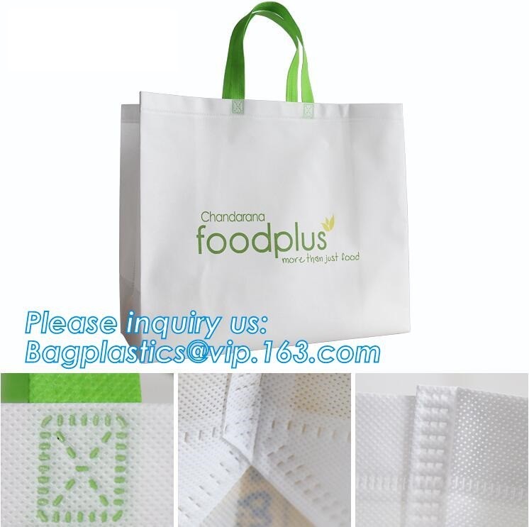 Promotional pp laminated custom printed recycled eco tnt grocery non woven bag, Handled Style shopping available Materia