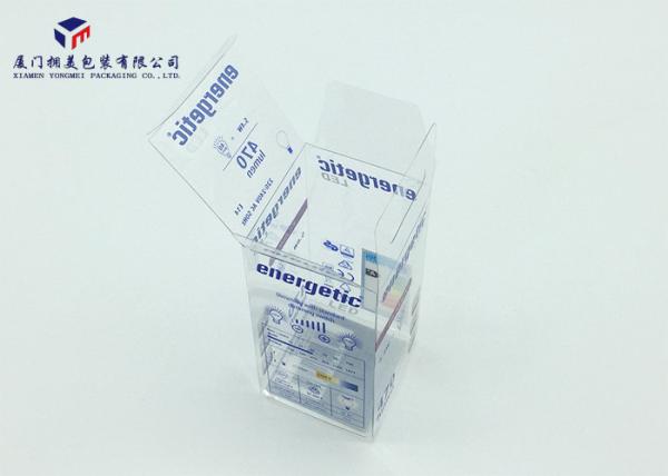 Buy cheap Rectangle PET Clear Plastic Box Packaging Hang Strip On Top Easily Assemble from wholesalers