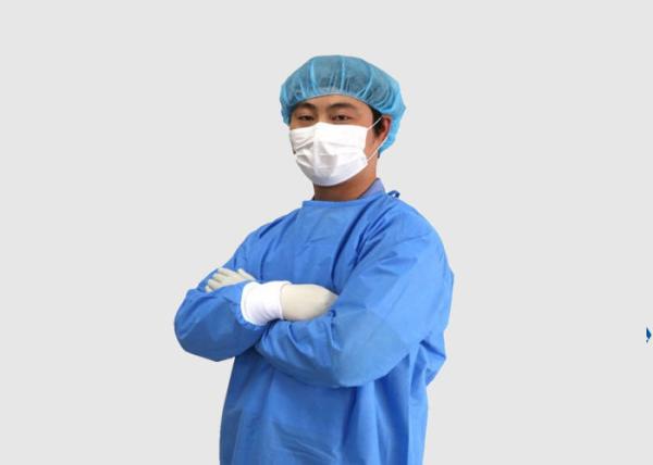 Buy cheap Waterproof Disposable Operating Gowns , Blue Disposable Coveralls Breathable from wholesalers