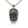 Buy cheap Wholesale Men Fashion Jewelry Cool Hip Hop Vintage Skull Head Pendant Necklace from wholesalers