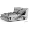 Buy cheap Super King Size Velvet Luxury Italian Bed Full Brushed Leather Bed For Bedroom from wholesalers