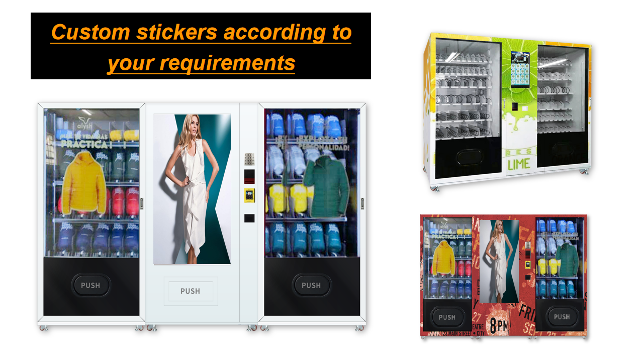 Clothes Vending Machine Thermal Underwear T-Shirt WithTouch Screen