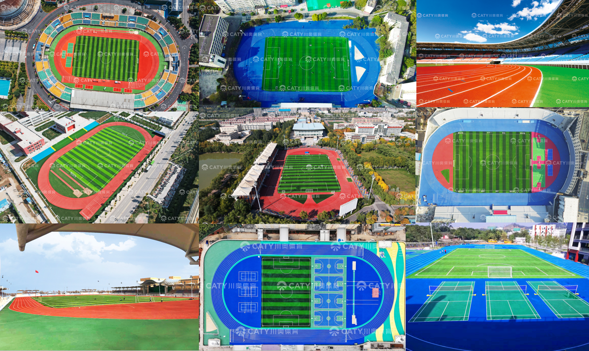 Fireproof Prefabricated Running Track Elastic Seamless Track With Waterproof Rubberized Track Surface