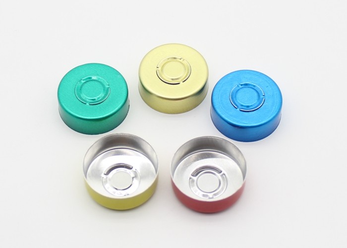 Medical Crimp Vail Aluminium Pp Caps 13mm 20mm 28mm 32mm GMP Certification