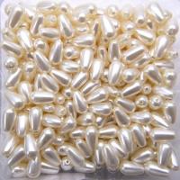 Buy cheap High Quality ABS Plastic Bead 7mmx13mm Imitation Cream DropPearls for Handcraft product