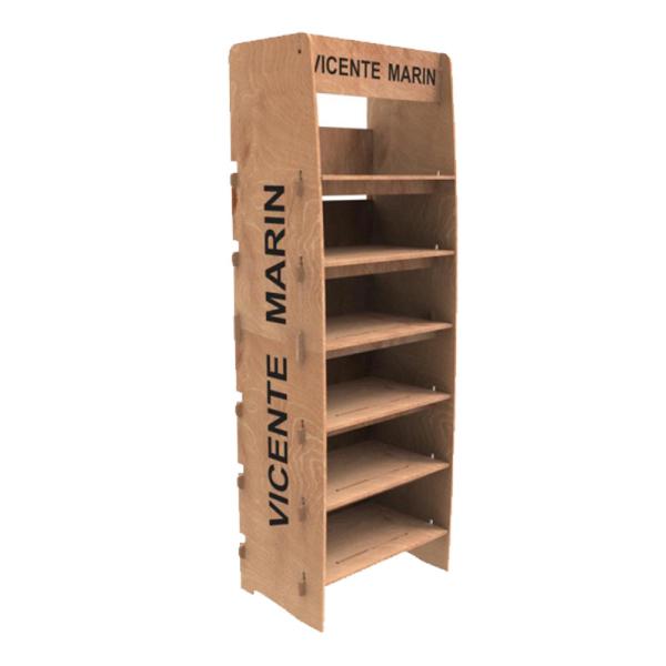Buy cheap Customizable Electronic Product Display Racks Plywood Shelves For Commercial Supermarkets from wholesalers