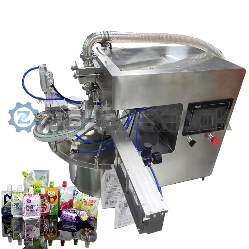 Buy cheap Desktop Rotary Table Automatic Electric Filling Capping Integrated Machine Easy product