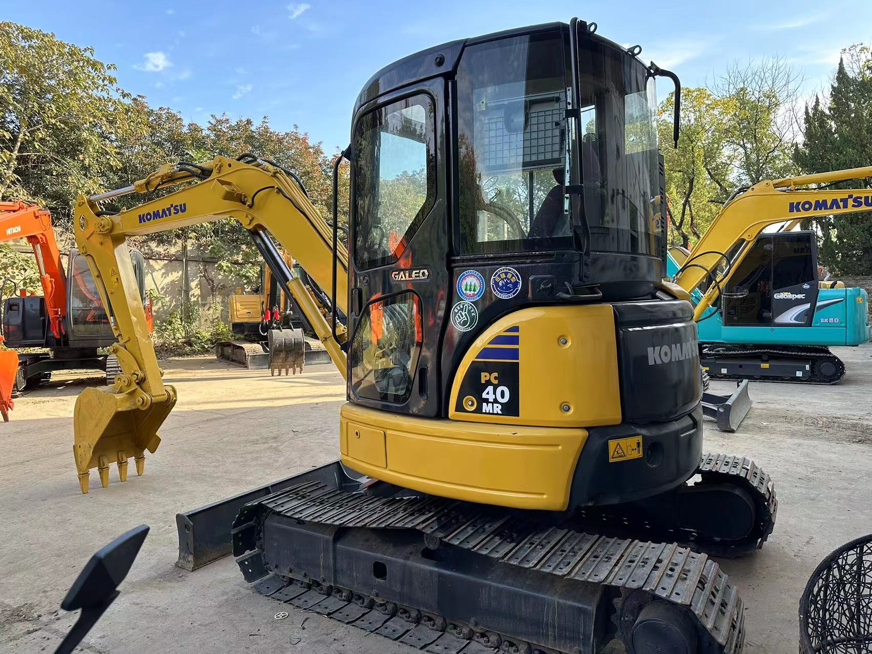 4ton Operating Weight Komatsu PC40 Mini Excavator with Original Hydraulic Cylinder