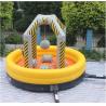 Buy cheap Lyons Toys 10M Yellow PVC Carnival Games Interactive Inflatable meltdown Adult Game wipeout course for adults from wholesalers