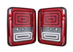 Waterproof 24w 12v 24v Led Stop Tail And Turn Lights For Jeep Wrangler High