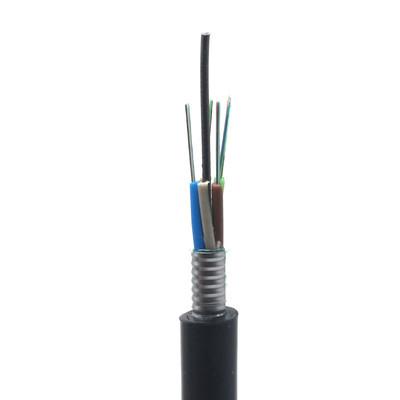 Buy cheap HDPE Armoured Fiber Optic Cables Single Mode GYTS/GYTA PE Outer Jacket from wholesalers