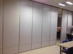 Office Singapore Wooden Partition Wall , Interior Movable Sliding Folding Doors