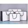 Buy cheap Environmental Protection Black Handle Kraft Paper Bags Wholesale,print white handle luxury art cheap paper bags with you from wholesalers