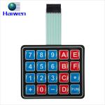 Embossed Metal Dome Membrane Switch With LED