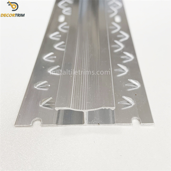 7mm Carpet Edging Strip Silver , Carpet Aluminum Edge Trim Alloy 6063 Material
