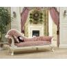 Buy cheap Curved Rose Gold Luxury Chaise Lounge MDF Plywood Frame from wholesalers