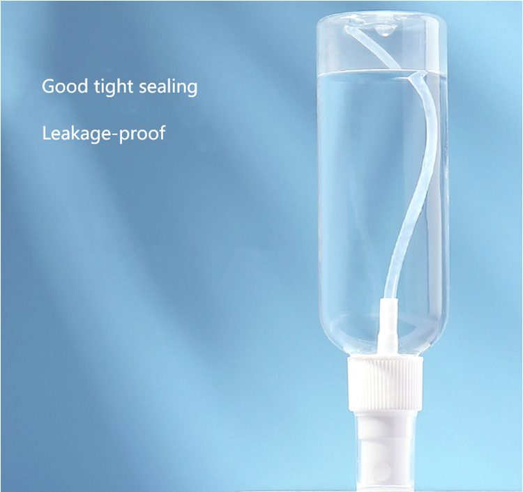 Travel Size portable Empty Plastic Alcohol PET Spray Bottle Hand Sanitizer White Spray Pump Body plastic spray bottle